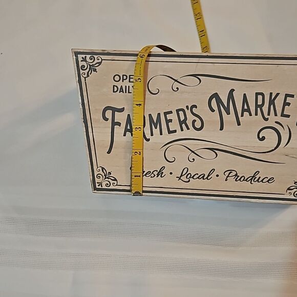 Farmers Market Decor storage bin - Picture 7 of 9